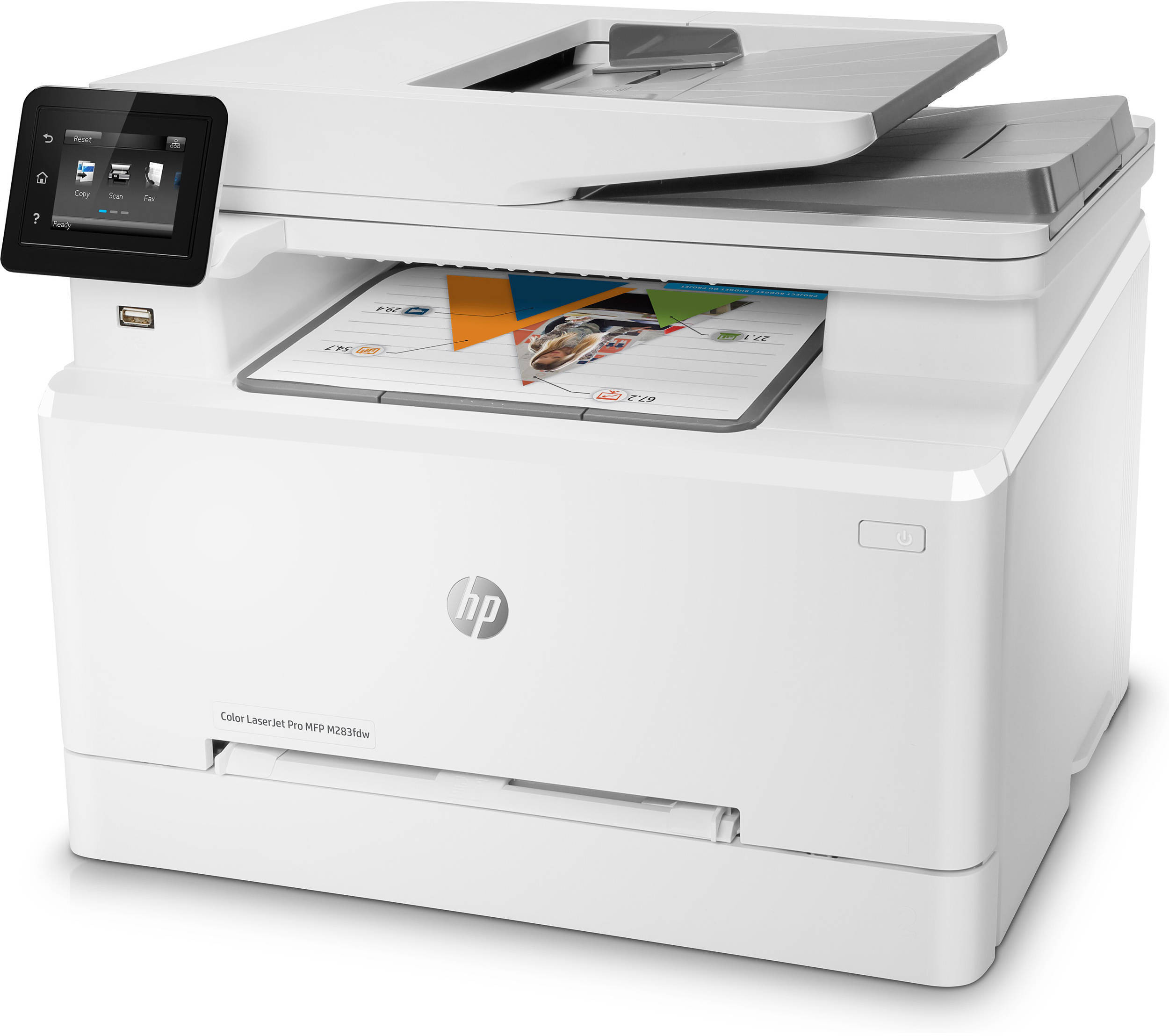 Imprimante HP  Multifonction Laser Couleur LaserJet M283fdw (7KW75A)