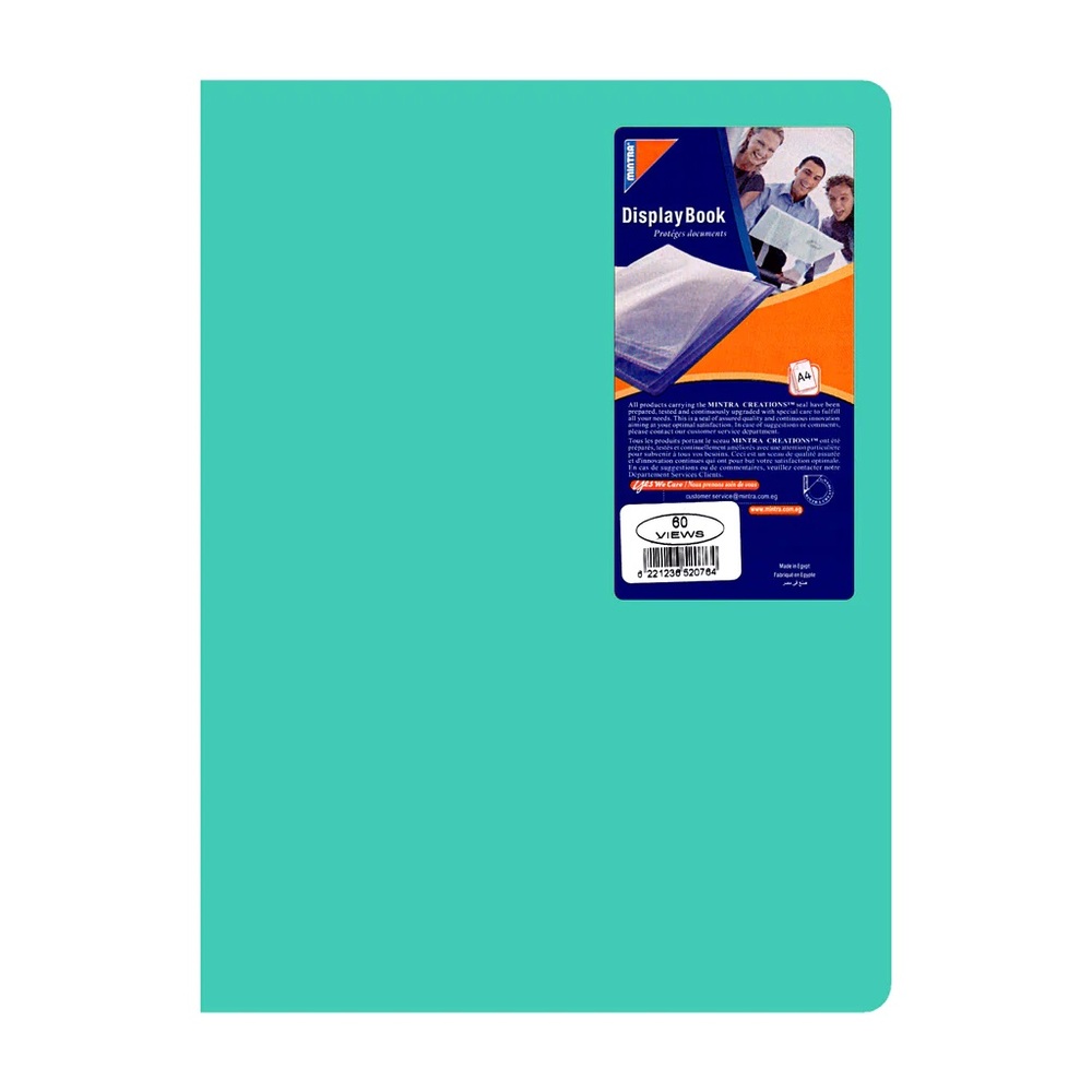 Porte Vues 60 Vues Mintra 30 Pochettes Couleurs Assorties