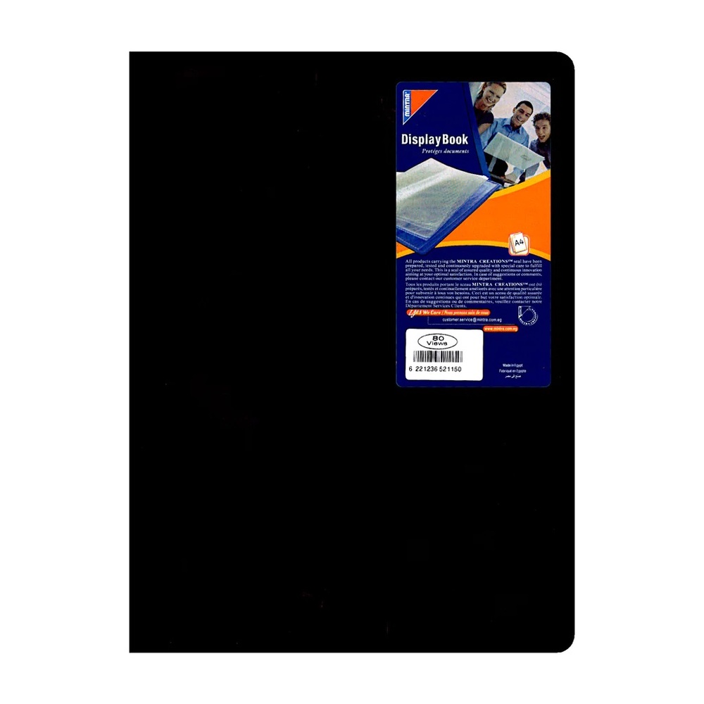 Porte Vues Mintra 40 Vues 20 Pochettes Couleurs Assorties