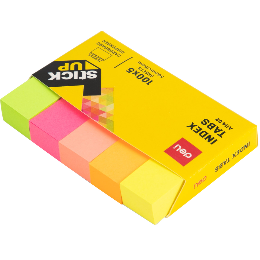 Post-it 50x15mm Deli 5 Couleurs 100 Sheets A11402