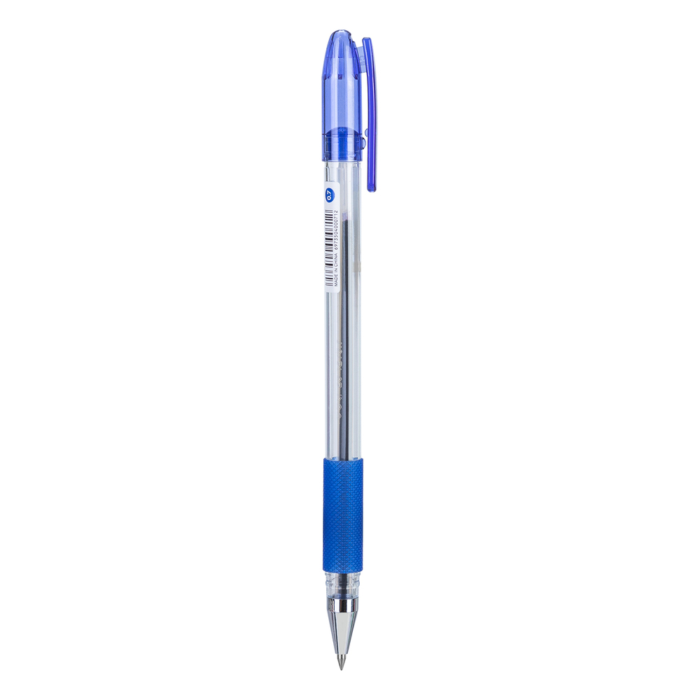Paquet 12 Stylos A Bille Deli Arris Q55-BL 0.7mm Bleu 
