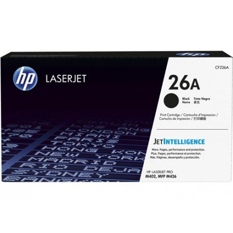 Toner HP 26A Black Original LaserJet (CF226A) 3100 Pages
