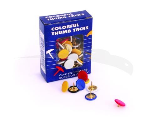 Boite Punaise Métallique Plastifiée