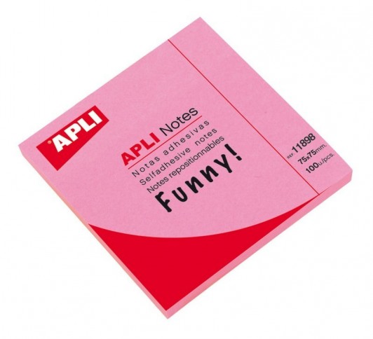 Post-iT Apli 75/75Mm Rose