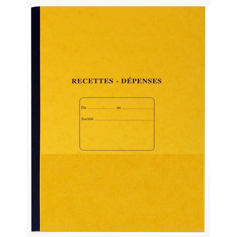 Cahier Recettes et dépenses A4 21/27 Extra Sicopa