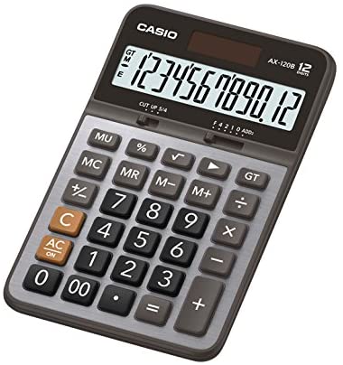 Calculatrice Casio AX-120B-W-DC