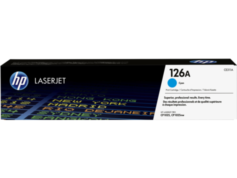 Toner HP 126A Cyan Original LaserJet (CE311A) 1000 Pages