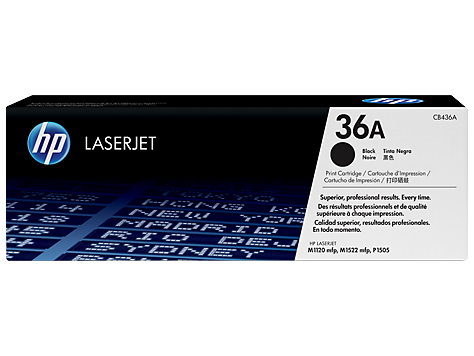Toner HP 36A Black Original LaserJet (CB436A) 2000 Pages