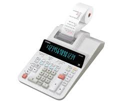 Calculatrice Casio DR 140R-WE-E A-Rouleau