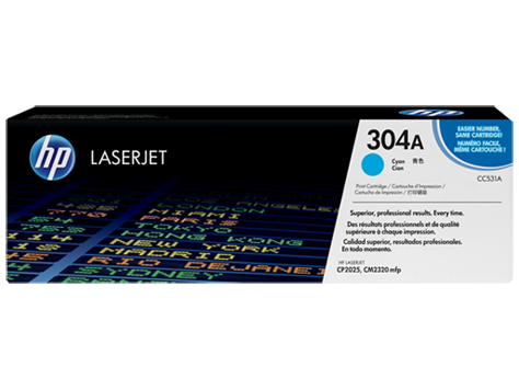 Toner HP 304A CC531A Laserjet Cyan