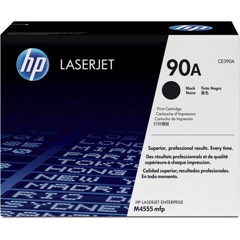 Toner HP 90A Black Original LaserJet (CE390A) 10000 Pages