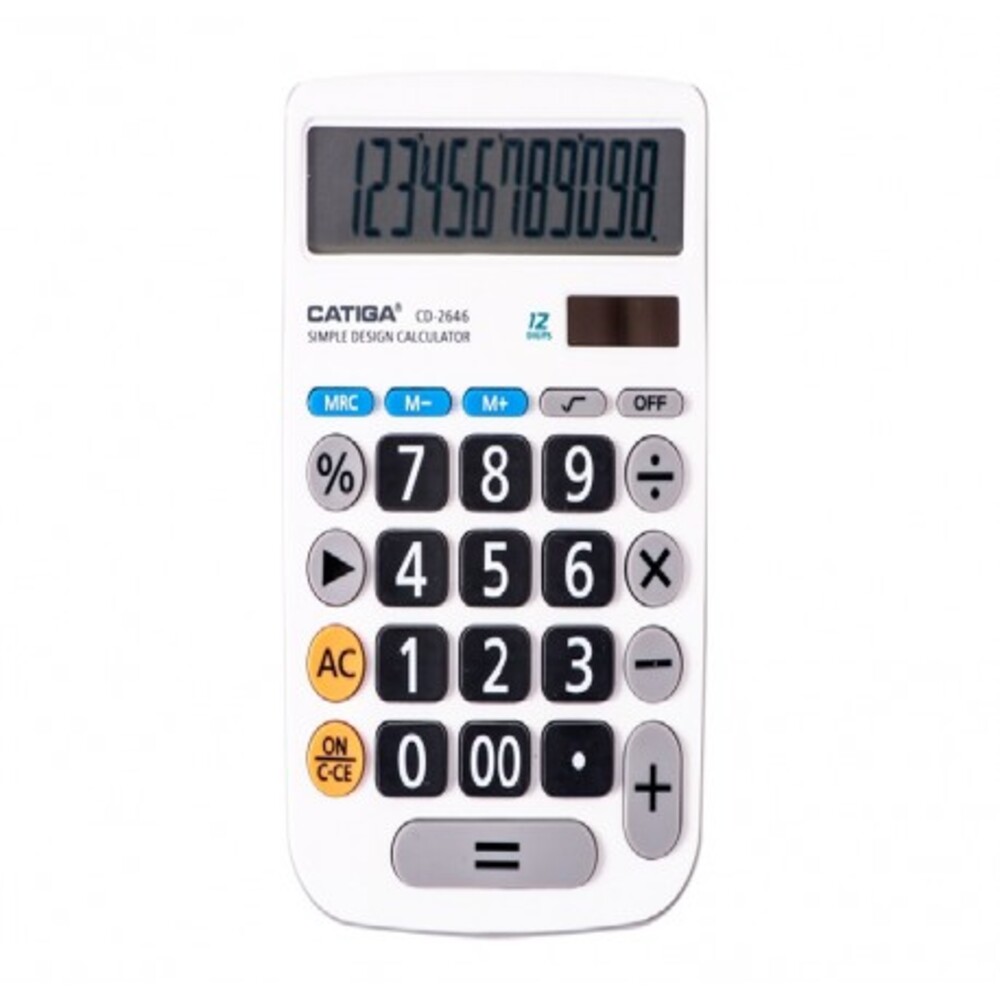 Calculatrice Catiga 12 Digits CD-2646 158/104mm