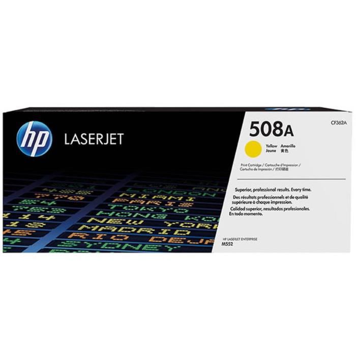 Toner HP 508A Yellow Original LaserJet CF362A 5000 Pages 