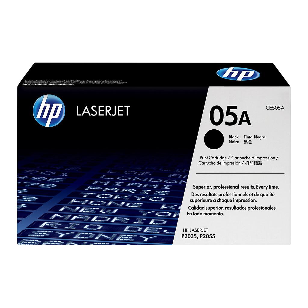 Toner HP 05A Black Original LaserJet  (CE505A) 2300 Pages