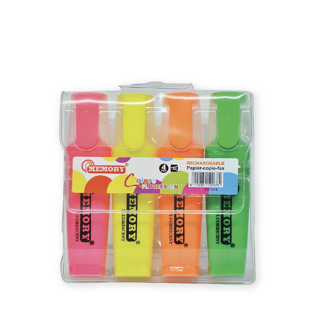 jeu 4 Fluorescent Multicolor Memory