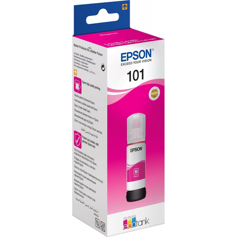Bouteille d'encre Epson 101 Magenta EcoTank d'origine