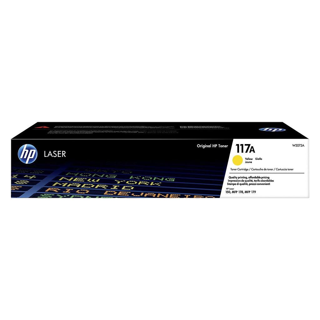Toner HP 117A Yellow Original LaserJet (W2072A) 700 Pages