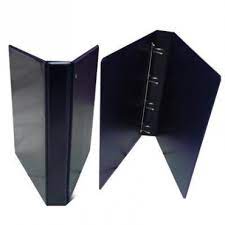 Classeur 4 Anneaux Noir Person. 4 CM Sicla