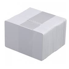 Paquet 100 Cartes PVC Blanches 0.76mm