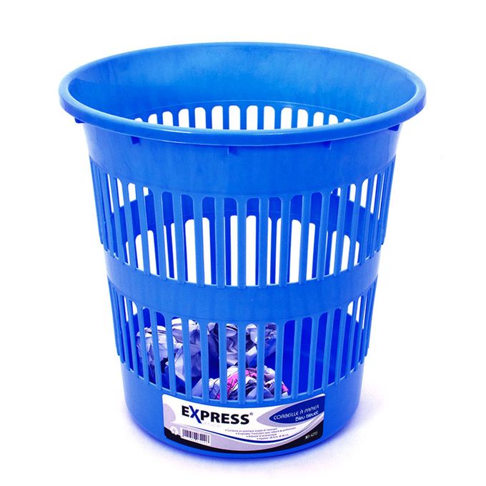 Poubelle Plastique 28.5 Cm Express XO-4272 Bleu