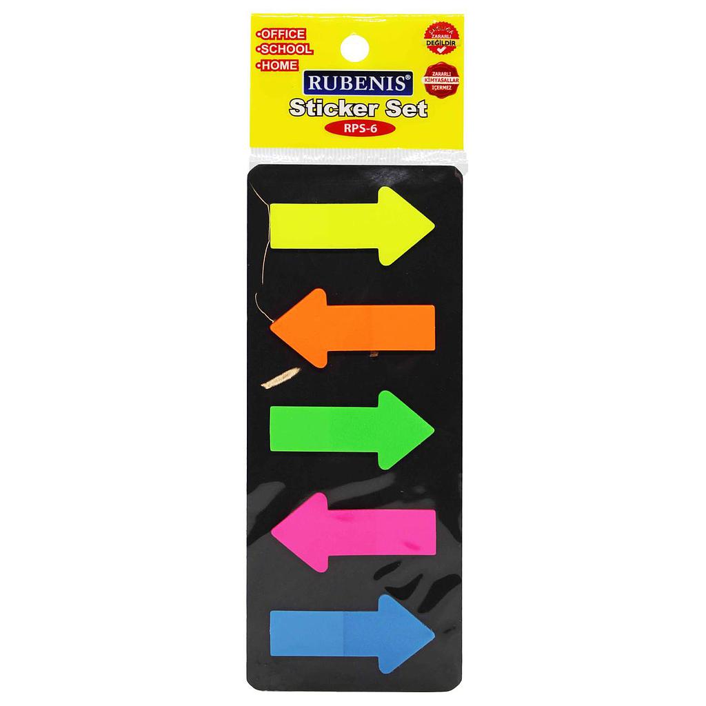 Marque-Pages Flèches Self Stick Notes Rubenis 