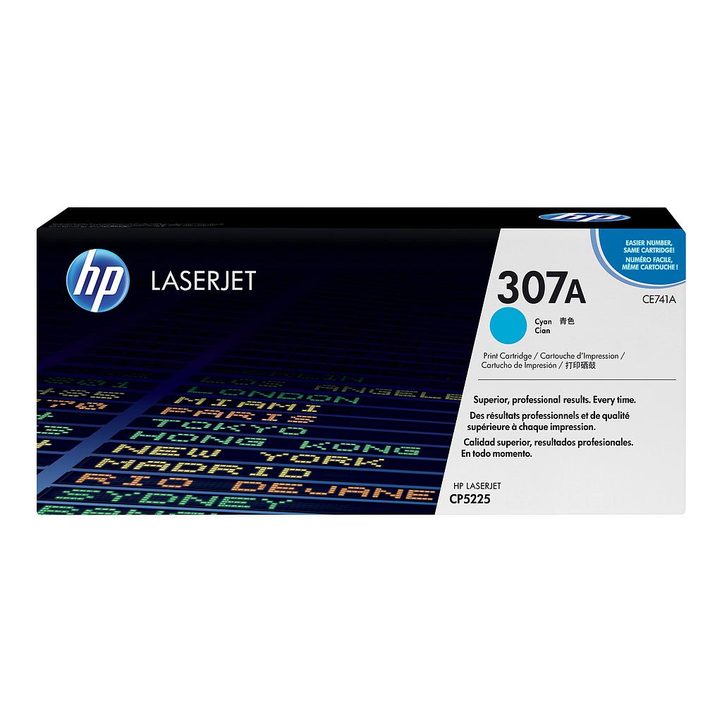 Toner HP 307A Cyan Original LaserJet  (CE741A) 7300 Pages