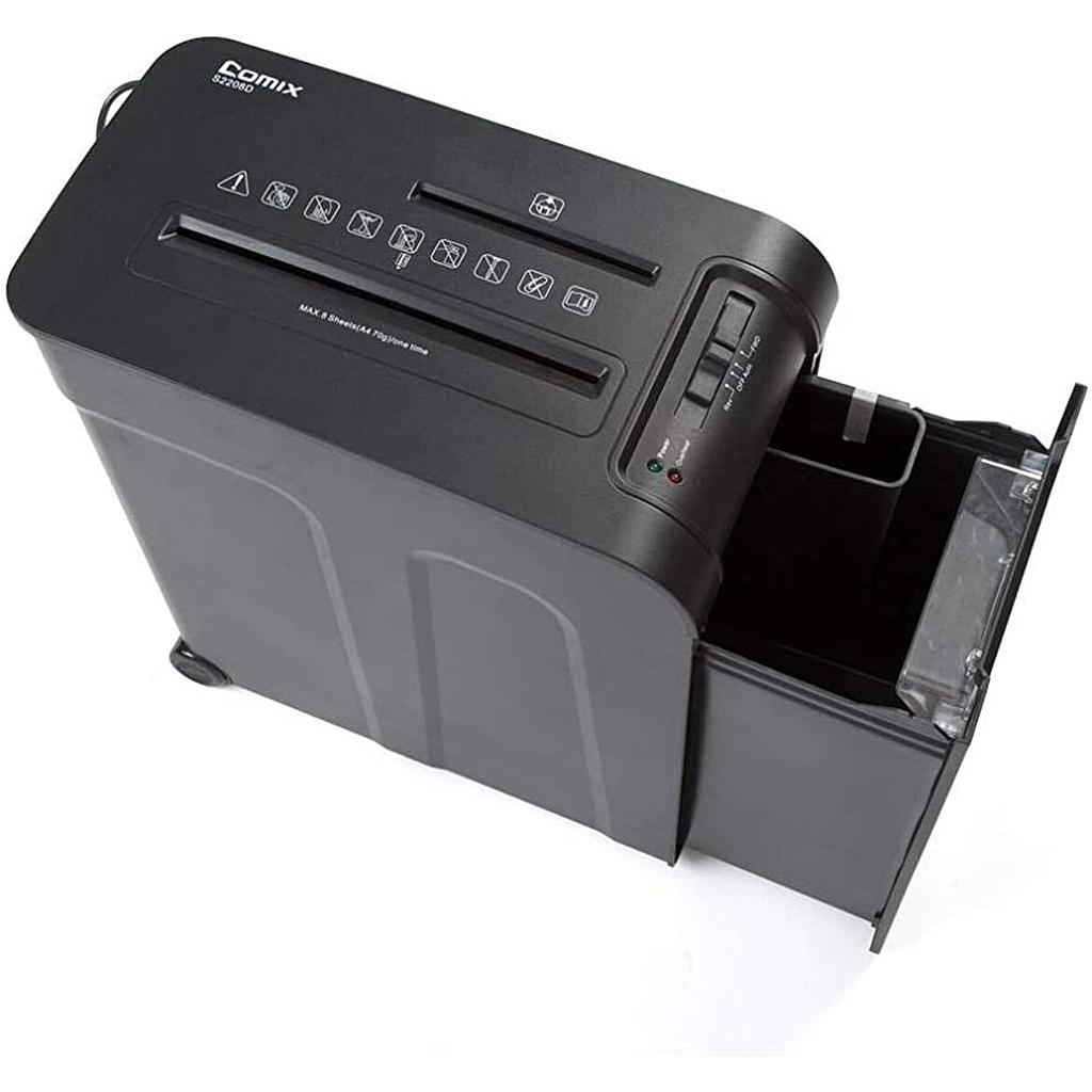 Destructeur De Papier Déchiqueteuse de Bureau Comix S2208