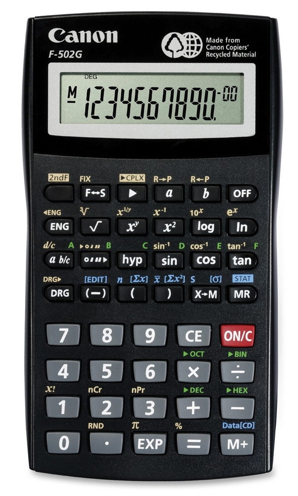 Calculatrice Canon Scientifique F-502g