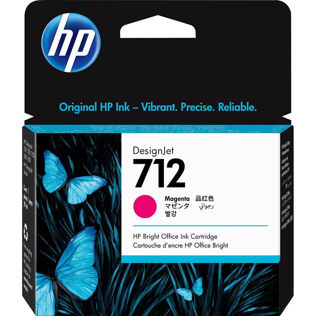 Cartouche Hp 712 Magenta 29 ml Standard Capacity (3ED68A)