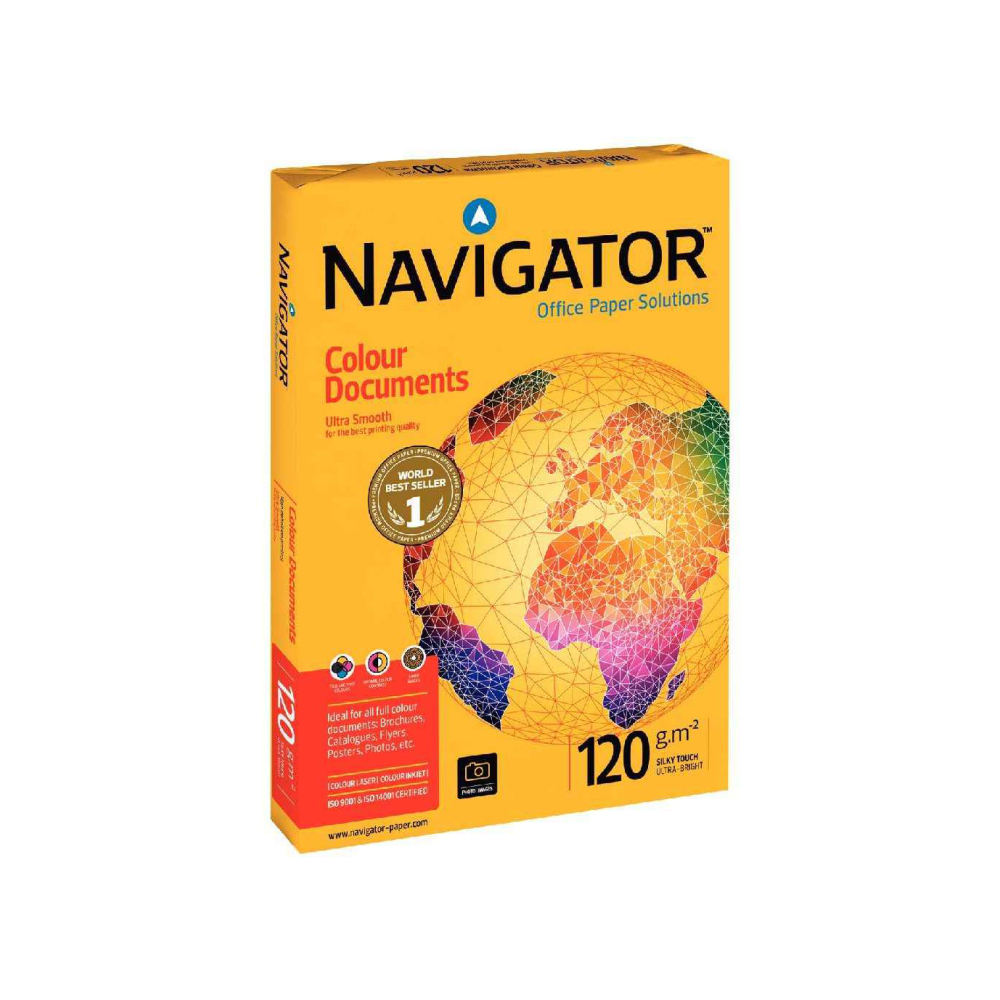 Ramette Papier Laser Navigator A4 120 Grs 250 Feuilles
