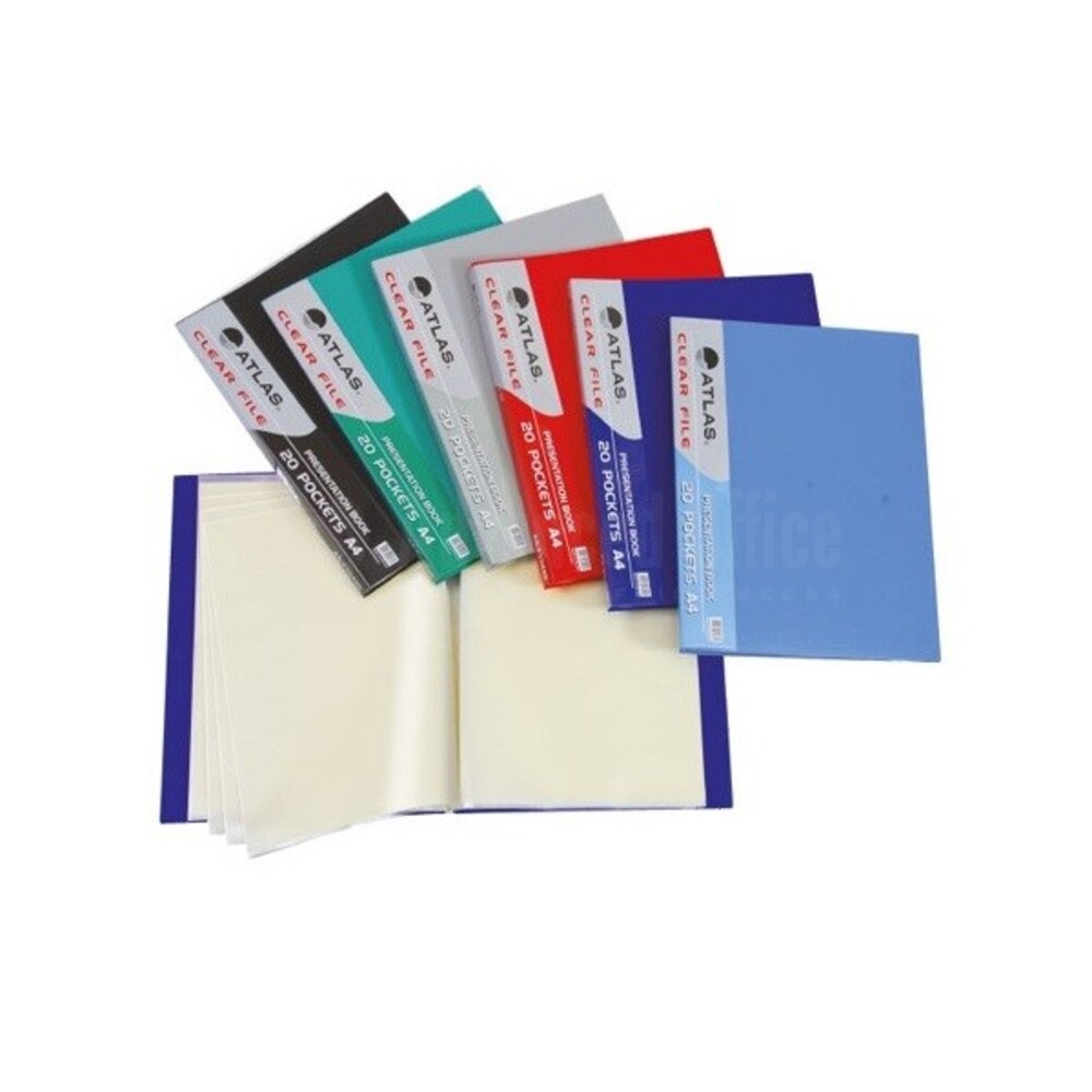 Porte Vues Atlas Rigide 30 Pochettes 60 Vues