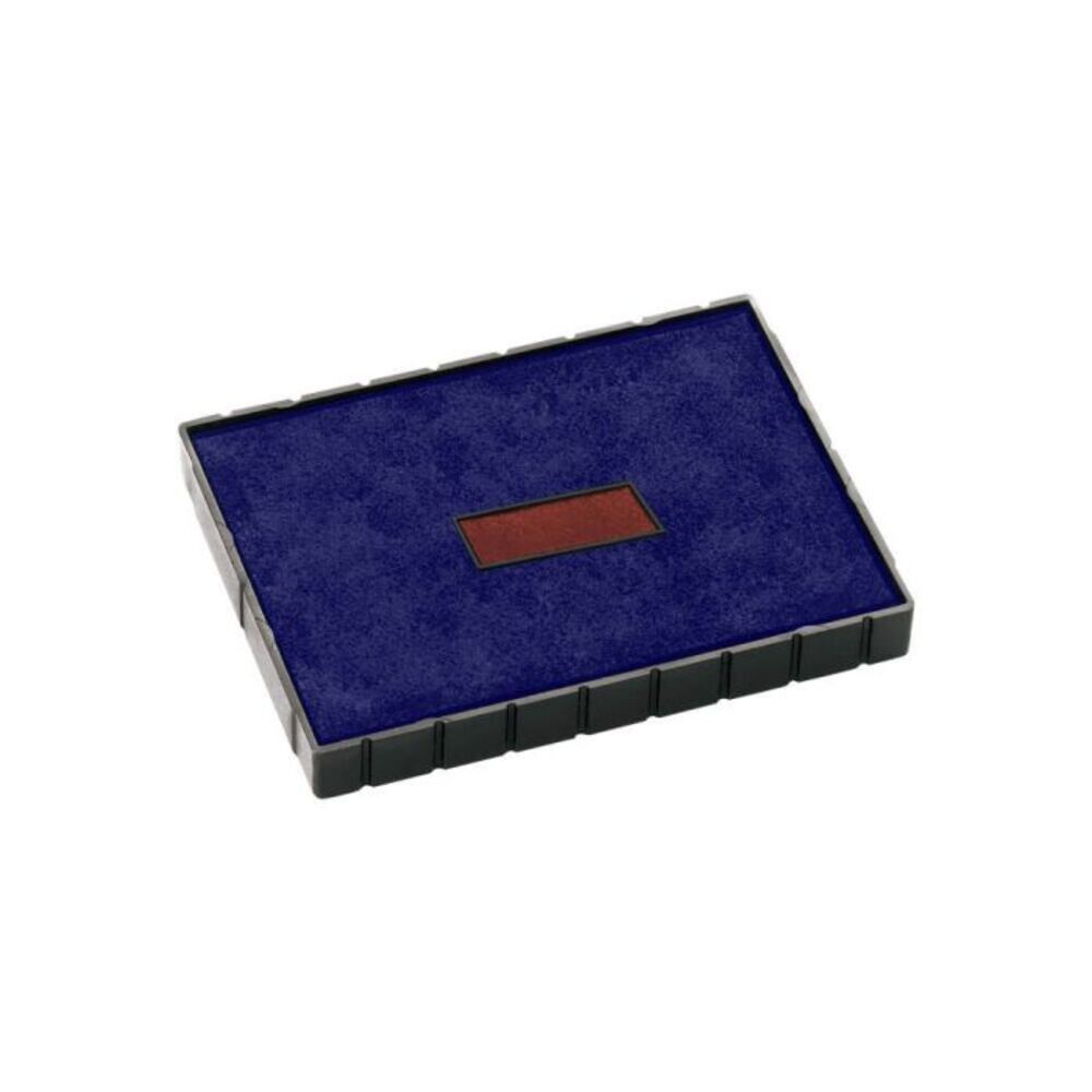 Recharge Cachet E38 Dateur Colop 38 Bleu/Rouge 33x56 Bleu 