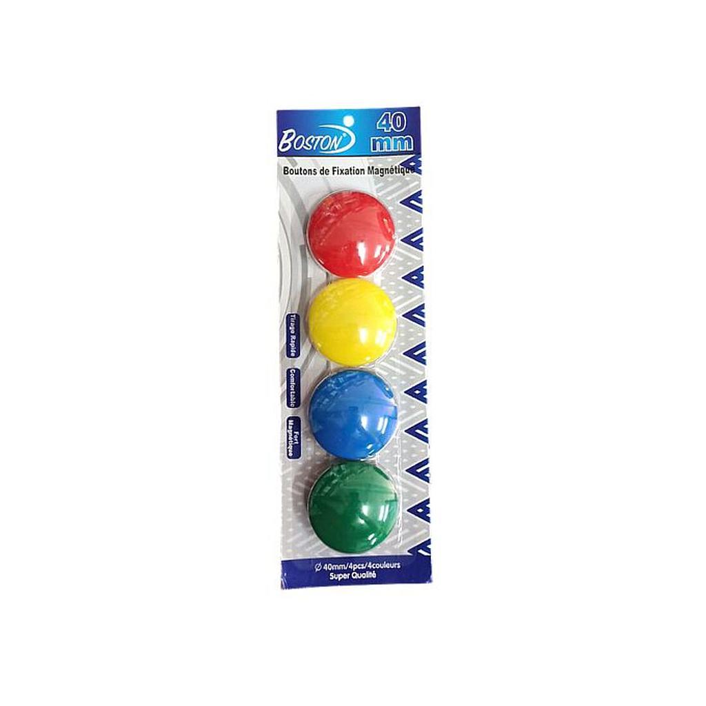 Paquet Aimant Boston Magnet 40Mm 4 PCS