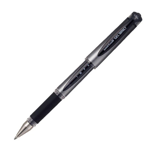 Stylo Uniball Gel Impact UM-153S Rollerball 1.00 MM Black 