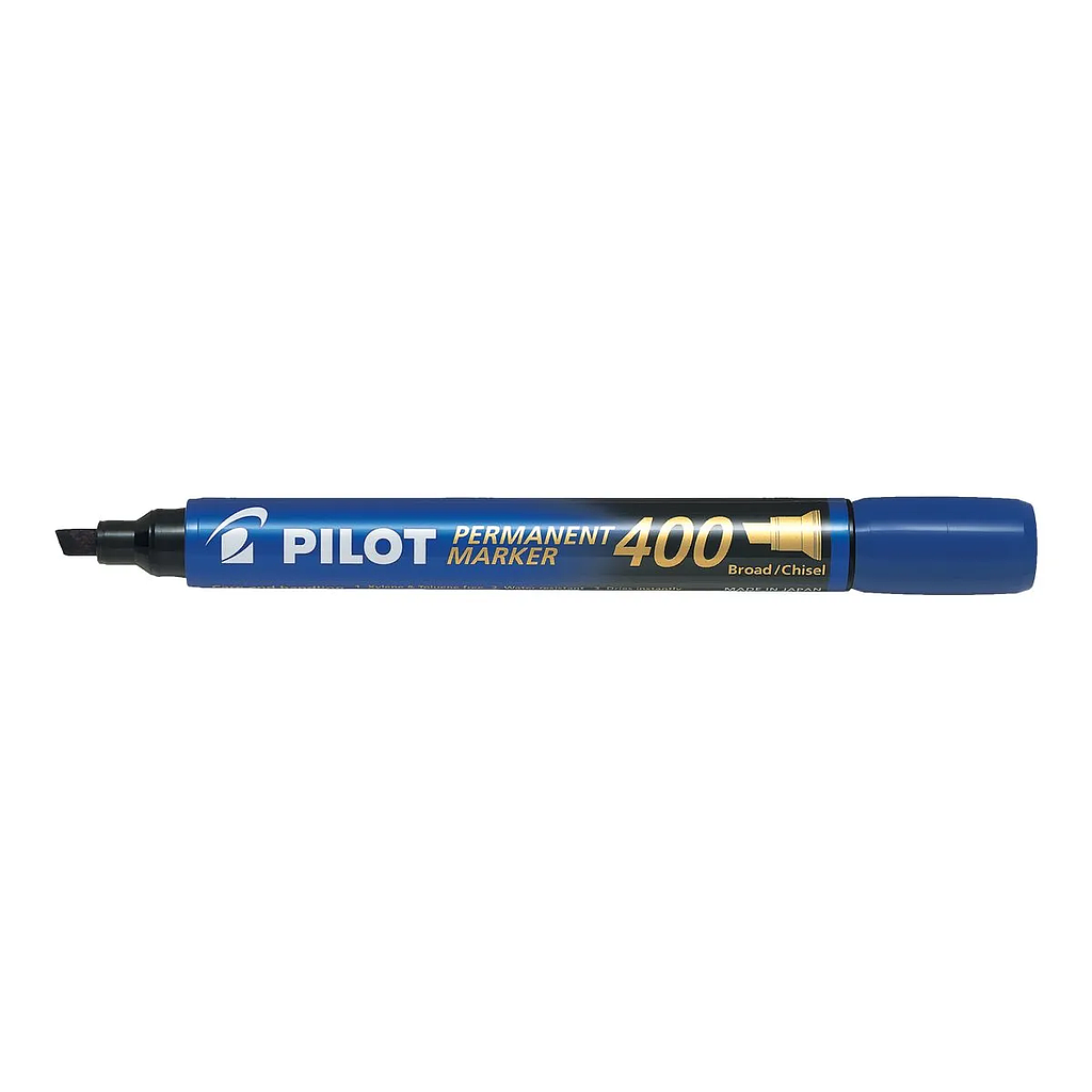 Marqueur Permanent Pilot SCA-400 Pointe Biseauté Bleu