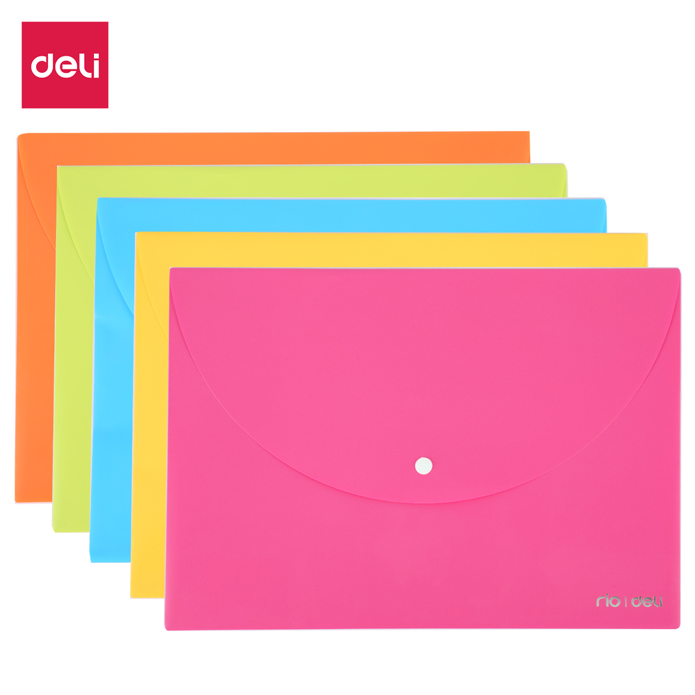 Enveloppe Plastique File Bag  233x310mm Deli E38131