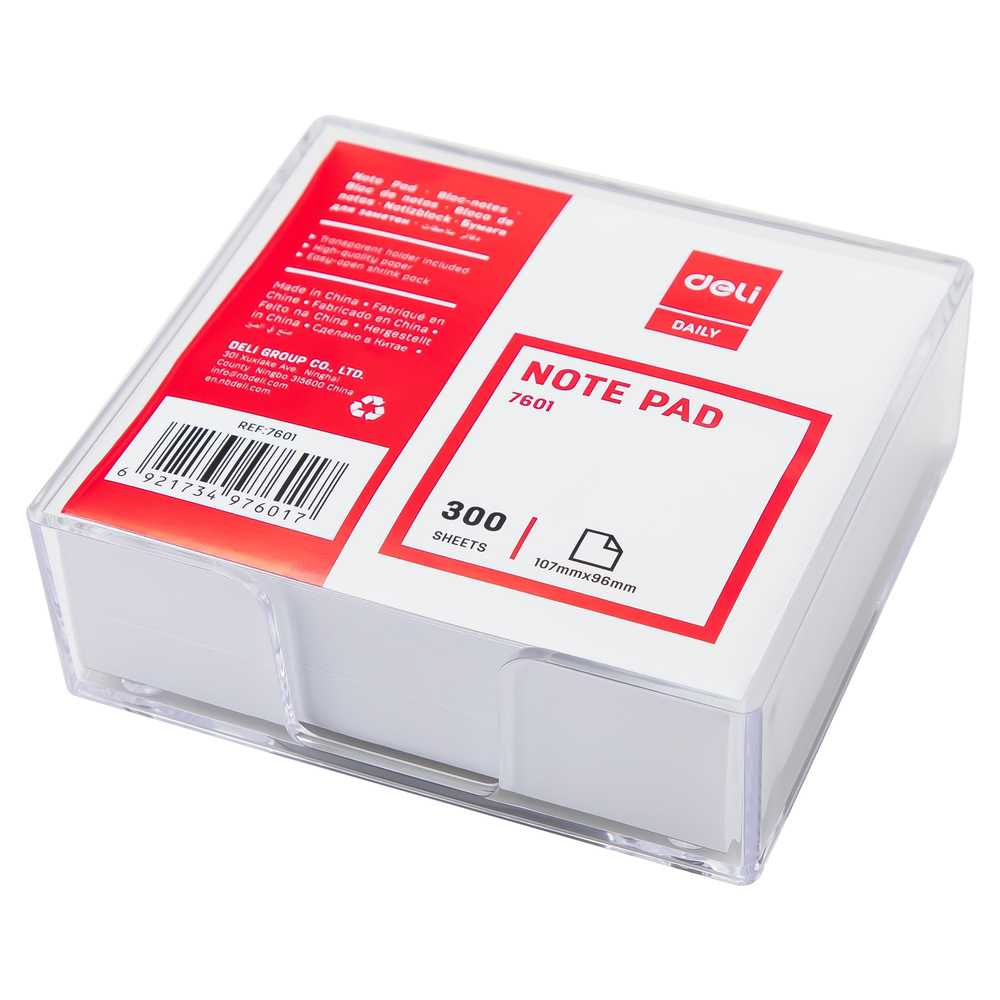 Bloc Cube Blanc Deli 7601 107x96 Avec Support