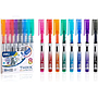 Jeu 8 Stylo Roller Pen 0.5mm Deli Think 8 Couleurs Q300-8c