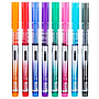 Jeu 8 Stylo Roller Pen 0.5mm Deli Think 8 Couleurs Q300-8c